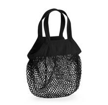 Load image into Gallery viewer, NIGHT BLACK - Organic Cotton Mesh Grocery Bag