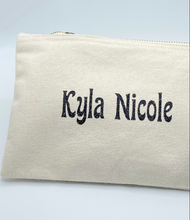 Load image into Gallery viewer, Canvas Pouch - Beige
