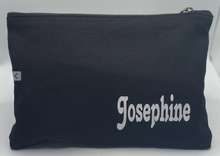 Load image into Gallery viewer, Canvas Pouch - Black