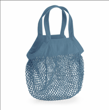 Load image into Gallery viewer, AIRFORCE BLUE - Organic Cotton Mesh Grocery Bag
