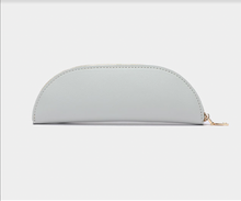 Load image into Gallery viewer, CLOUD ASH CRESCENT - Leather Pencil Case (NAME)
