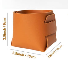 Load image into Gallery viewer, WOOD BROWN - Multi-Functional Leather Organiser (NAME)
