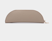 Load image into Gallery viewer, Khaki Personalised Leather Pencil Case
