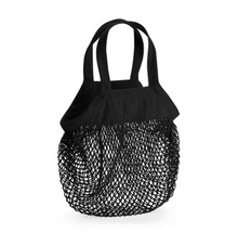 Load image into Gallery viewer, NIGHT BLACK - Organic Cotton Mesh Grocery Bag
