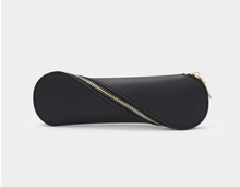 Load image into Gallery viewer, NIGHT BLACK PRETZEL - Leather Pencil Case (INITIALS ONLY)
