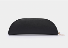 Load image into Gallery viewer, NIGHT BLACK CRESCENT - Leather Pencil Case (NAME)
