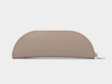 Load image into Gallery viewer, KHAKI CRESCENT - Leather Pencil Case (NAME)
