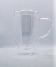 Load image into Gallery viewer, Personalised Double Wall Insulated Glasses Espresso Mugs 450ml
