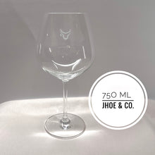 Load image into Gallery viewer, Red Wine “MR &amp; MRS” Glass
