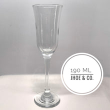 Load image into Gallery viewer, Champagne Flute “Hats Off” Glass
