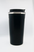 Load image into Gallery viewer, Black Stainless Steel Travel Coffee Mug - 510ml
