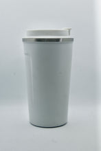 Load image into Gallery viewer, White Stainless Steel Travel Coffee Mug - 510ml
