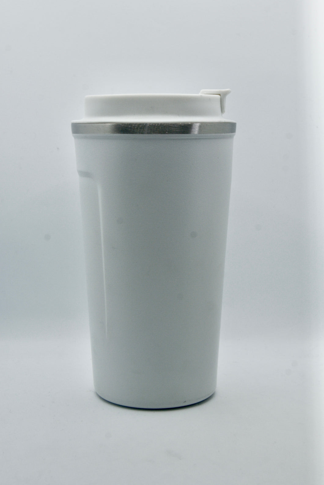 White Stainless Steel Travel Coffee Mug - 510ml